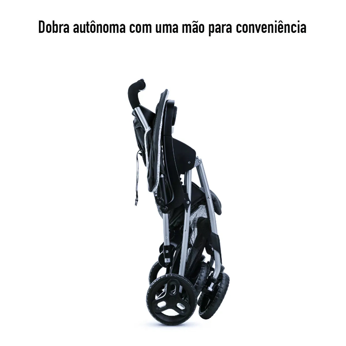 Carrinho Passeio c/Bebê Conforto Comfy Cruiser Preto Graco