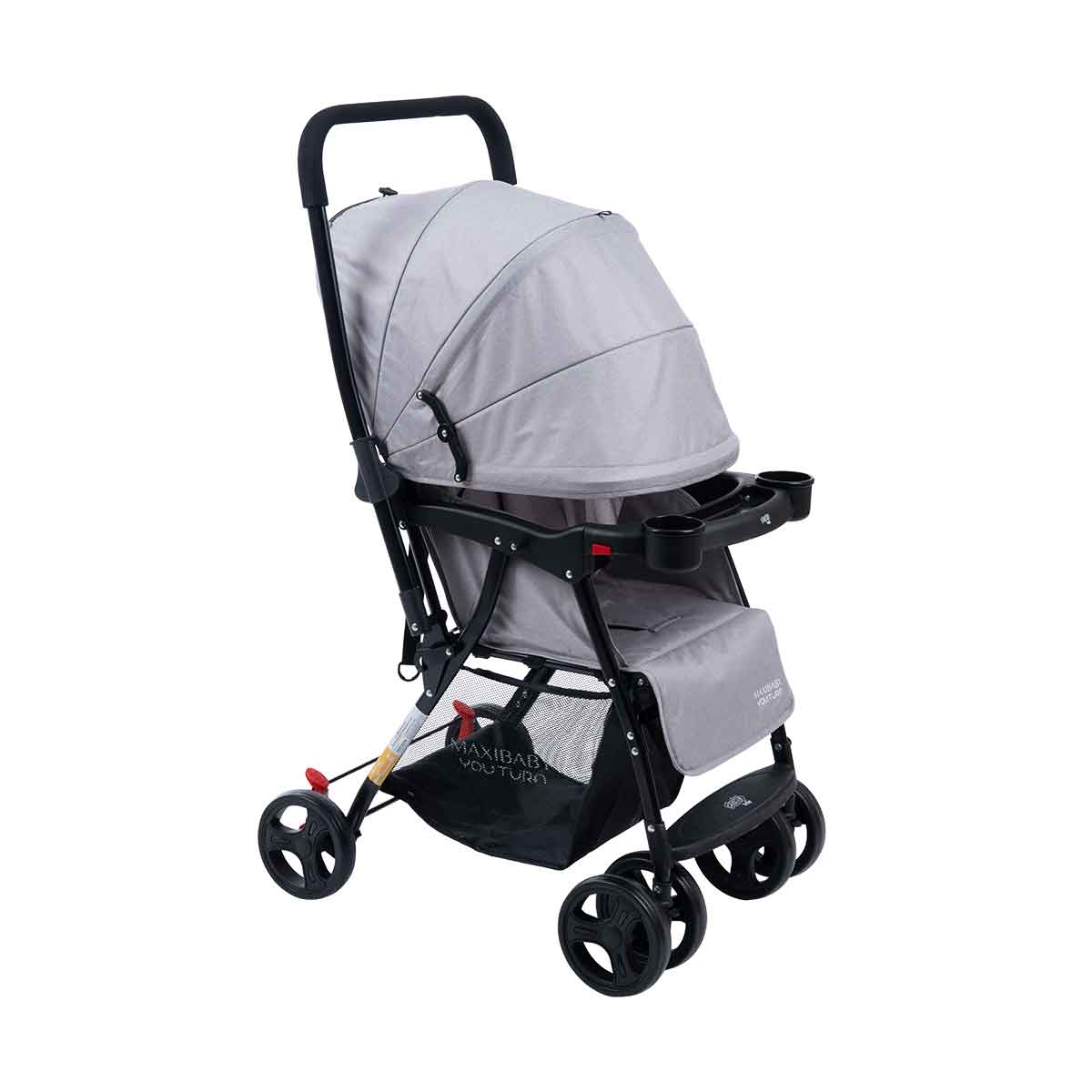 (2 CORES) Carrinho de Bebê Com Alça Reversível YouTurn Maxi Baby