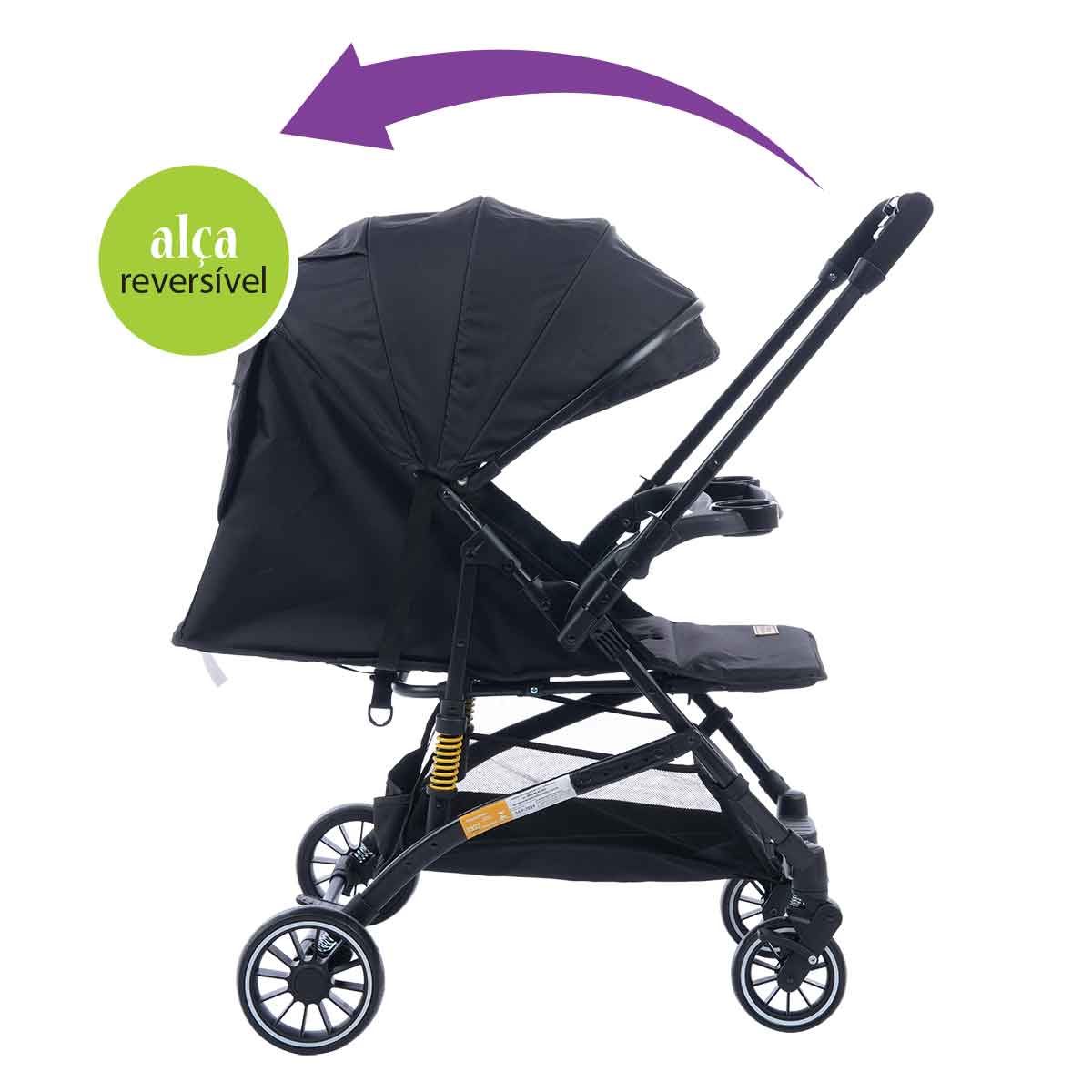 Carrinho de Bebê Passeio Com Alça Reversível YouGo Maxi Baby
