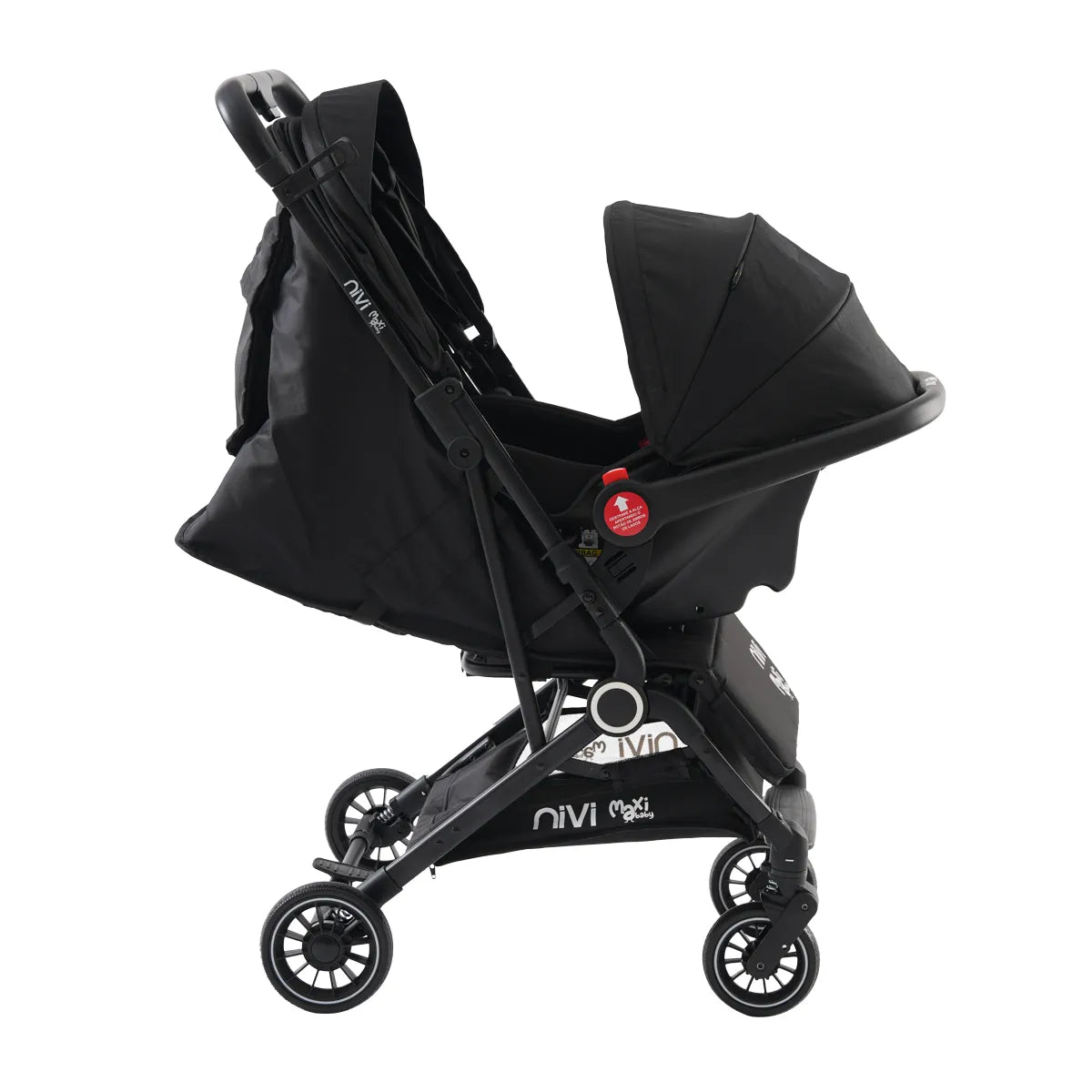 (2 CORES) Carrinho de Passeio C/Bebê Conforto TS NIVI Maxi Baby
