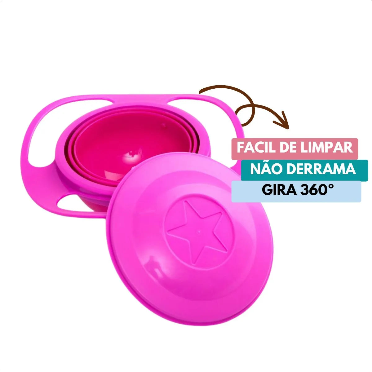 Prato Magico 360º Infantil- Gira Bowl