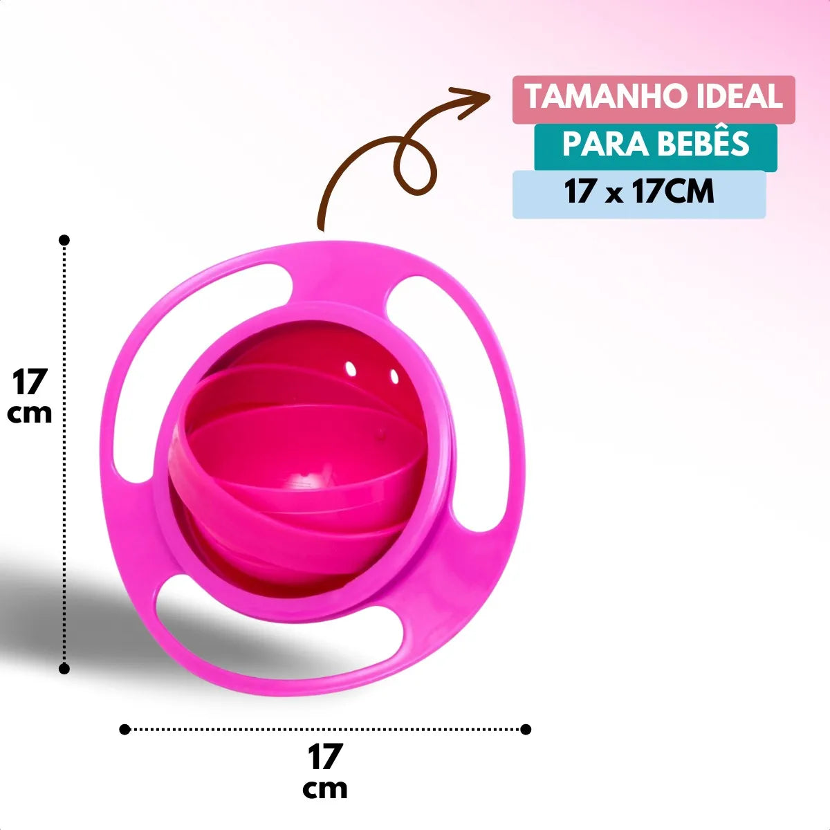Prato Magico 360º Infantil- Gira Bowl