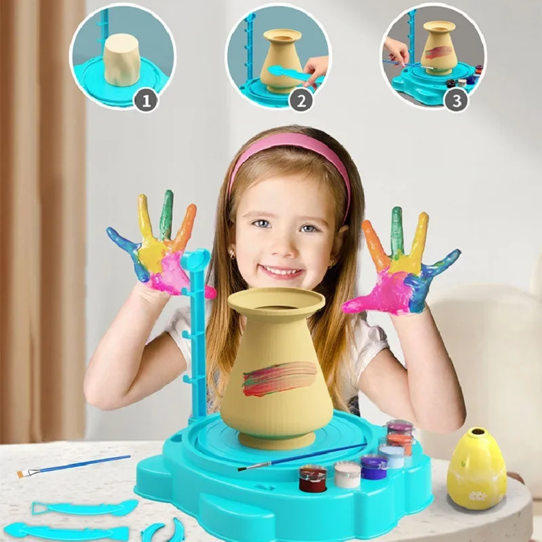 Kit Mãos na Massa - Máquina de Cerâmica Infantil