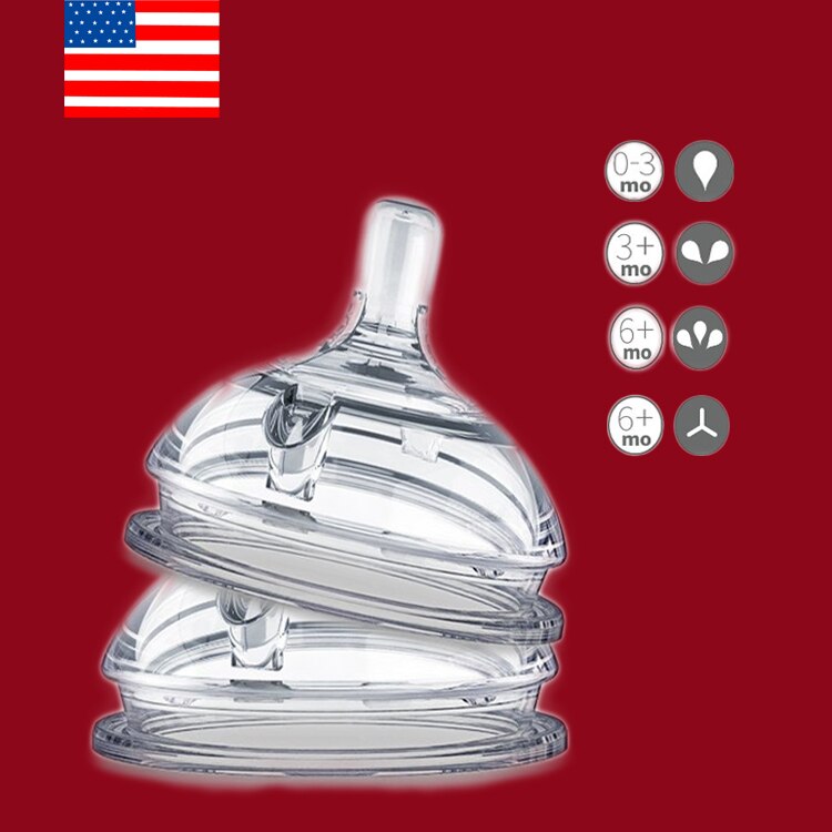 Kit Bico Para Mamadeira Comotomo 6+