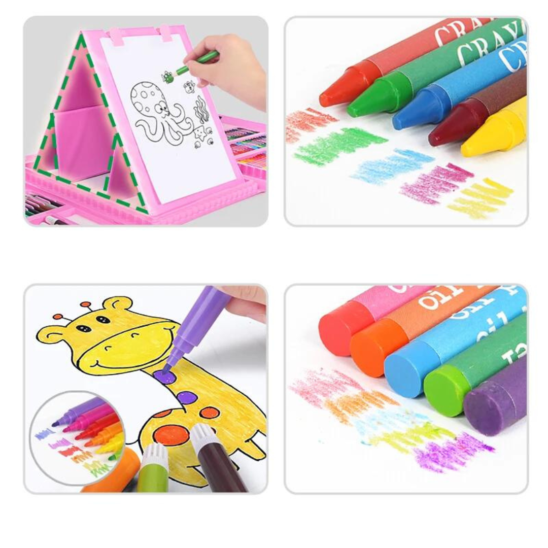 Maleta Estojo de Pintura Infantil 208Pcs