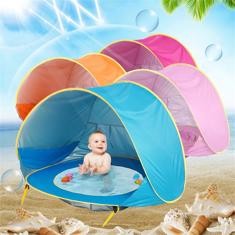 Barraca com Piscina e Proteção UV