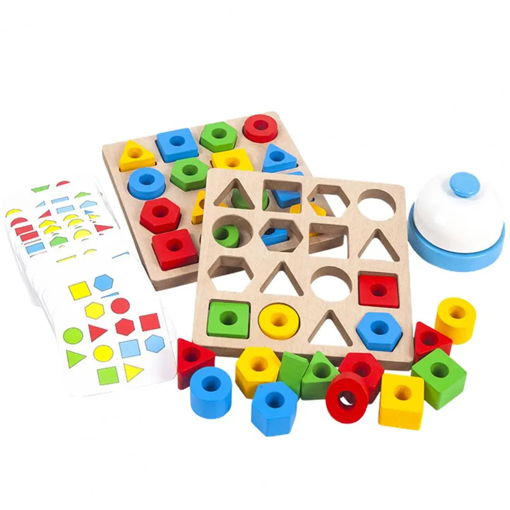 Brinquedo Educacional com Formas Geométricas