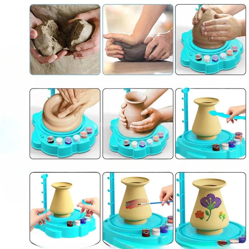 Kit Mãos na Massa - Máquina de Cerâmica Infantil