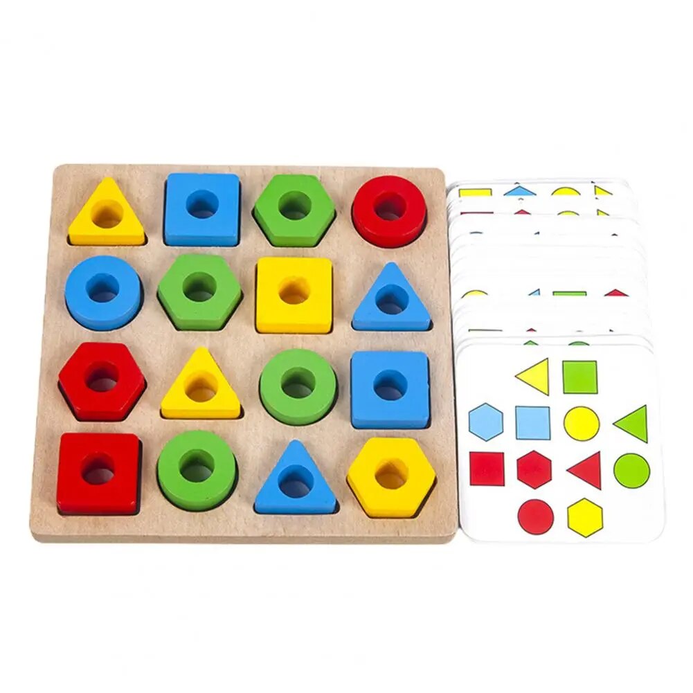 Brinquedo Educacional com Formas Geométricas