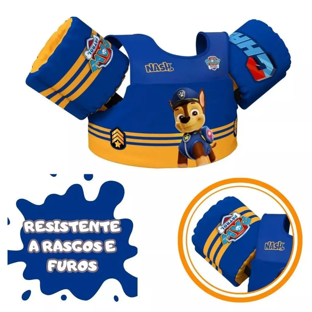 Boia Colete Braço Patrulha Canina Infantil