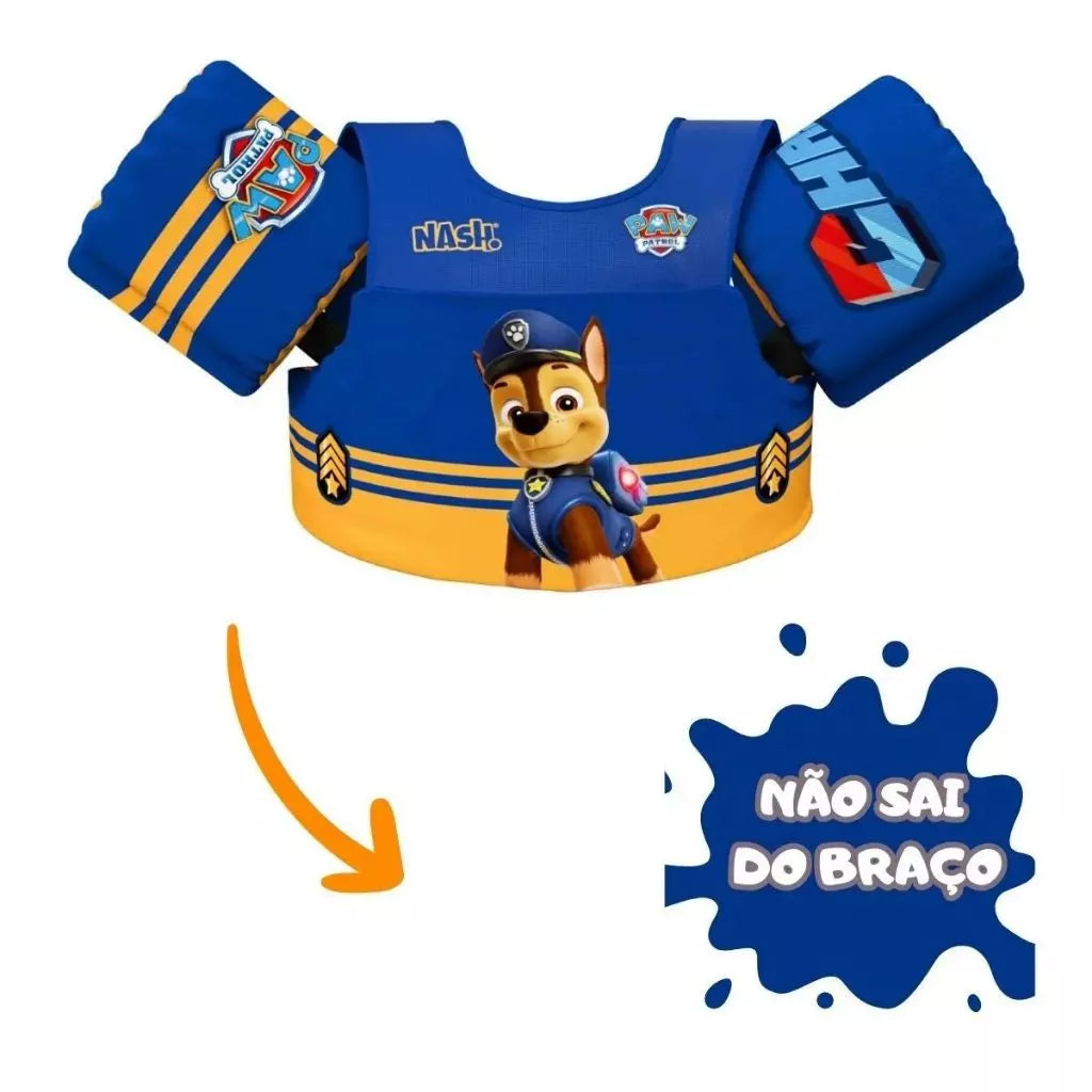 Boia Colete Braço Patrulha Canina Infantil