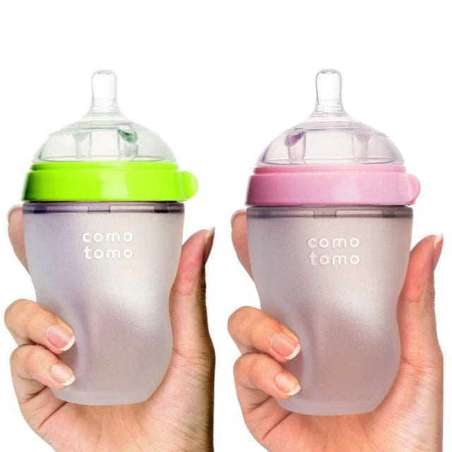 Mamadeira de Silicone ComoTomo AntiCólica