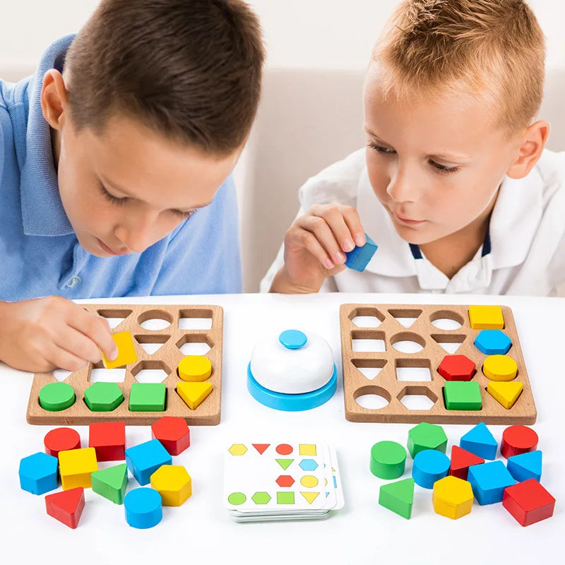Brinquedo Educacional com Formas Geométricas