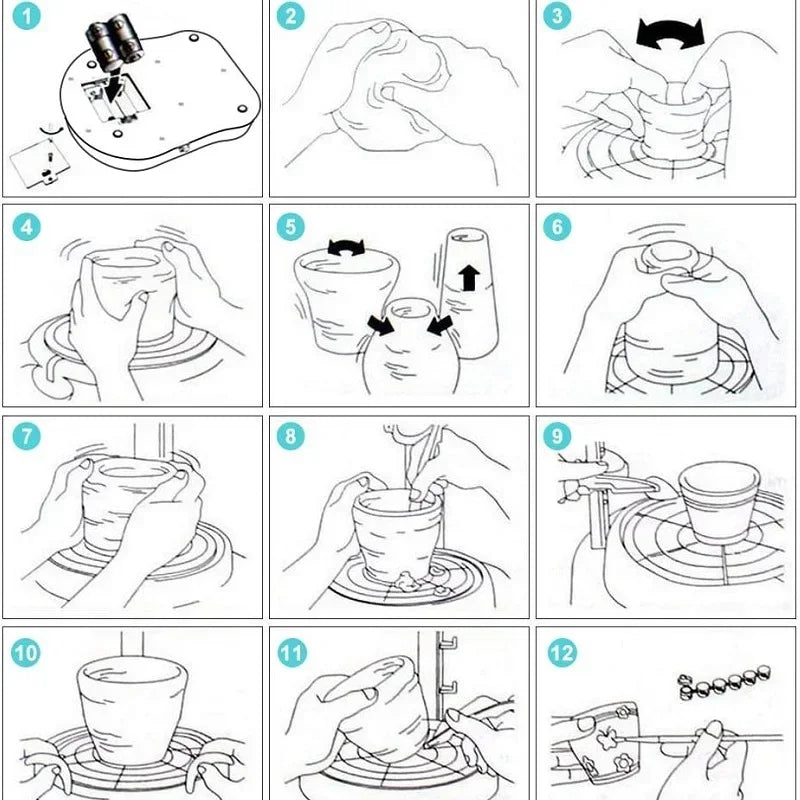 Kit Mãos na Massa - Máquina de Cerâmica Infantil