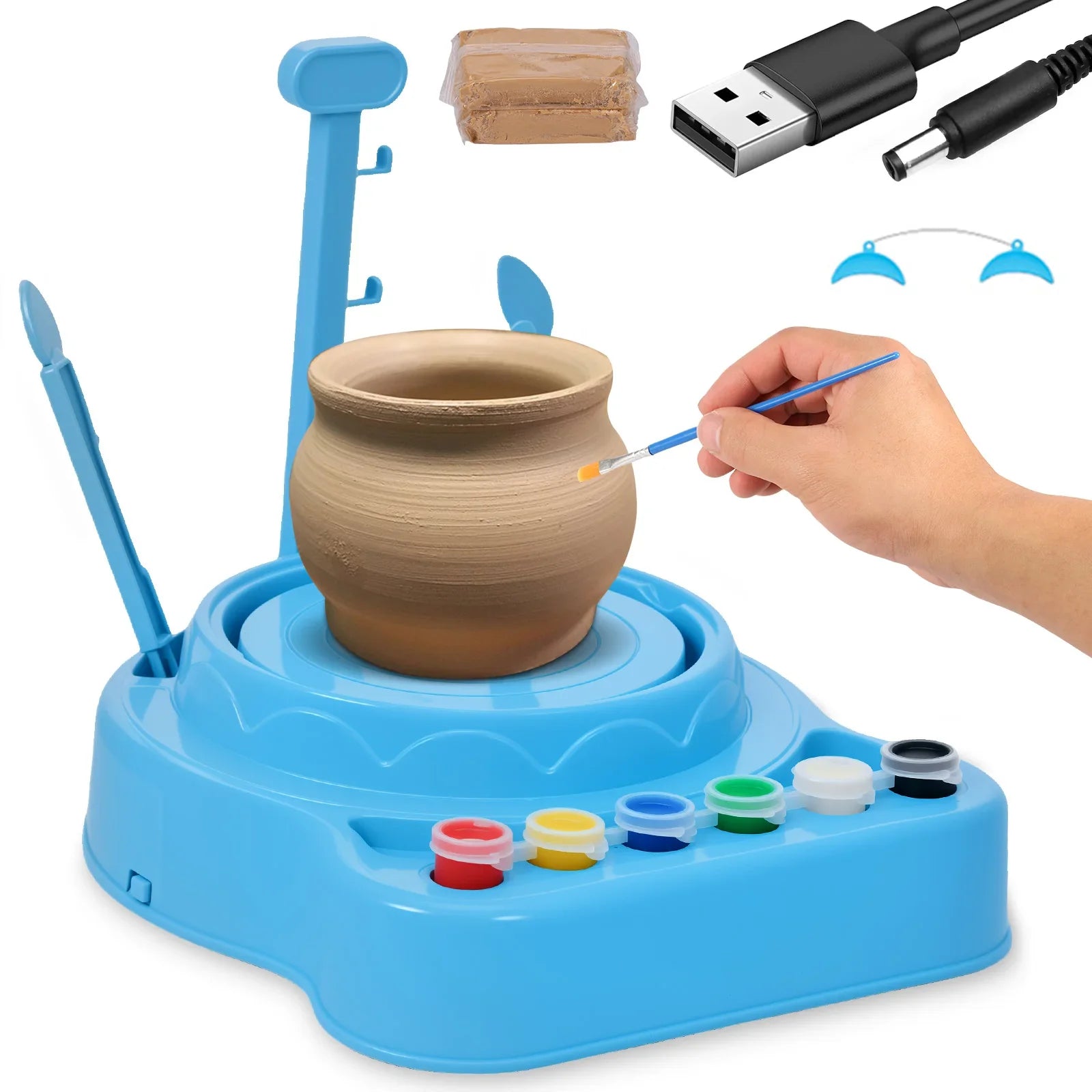 Kit Mãos na Massa - Máquina de Cerâmica Infantil