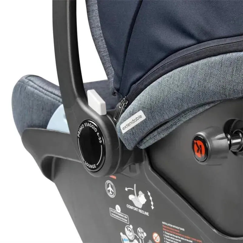 Cadeirinha infantil Peg Perego - Agio Primo Viaggio 4-35 Lounge, Mirage Blue