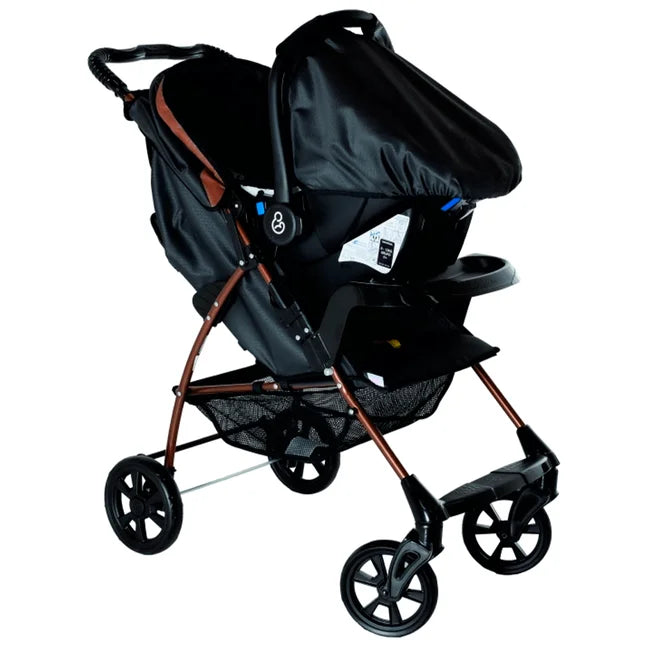 Carrinho de Bebê Romano Travel System - Galzerano PRETO