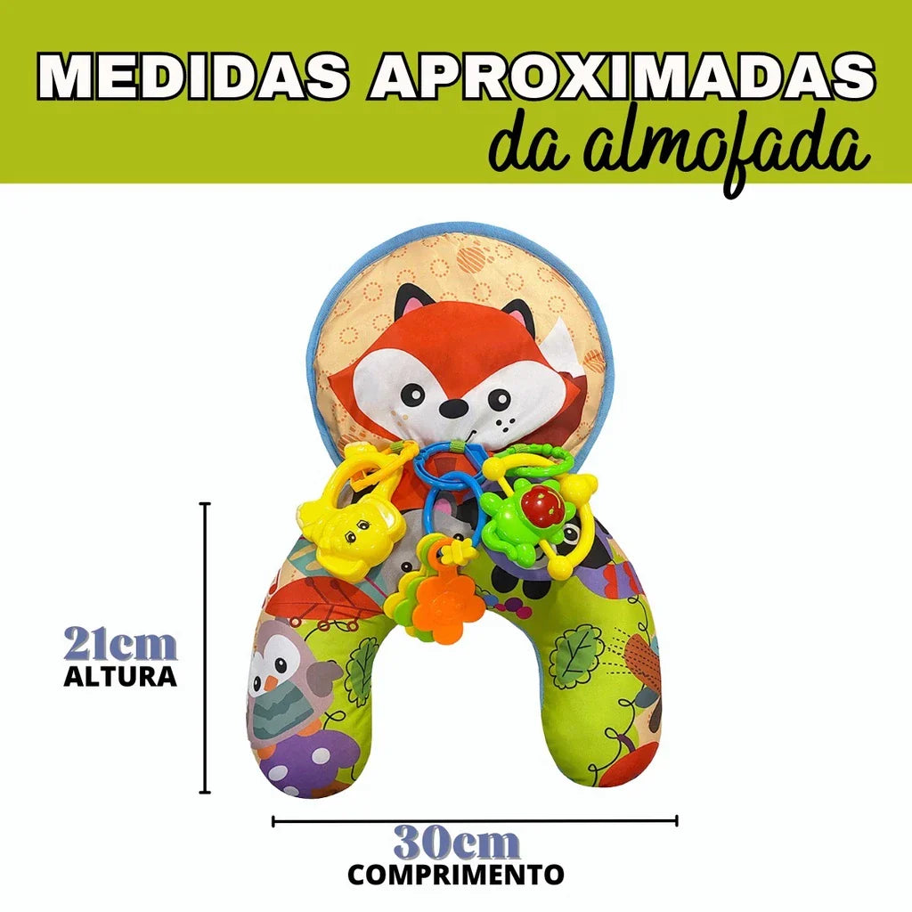 Almofada de Atividade Tummy Time Para Bebê
