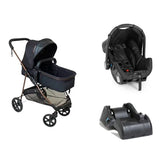 Carrinho de Bebê Napoli Trio - Galzerano PRETO