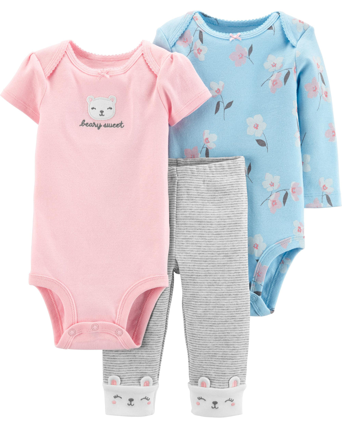 Conjunto 3 pçs Carter's Urso