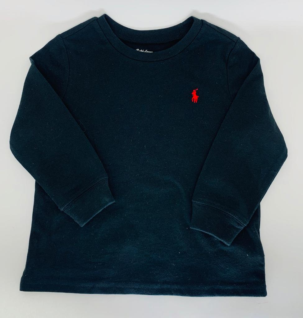 Camisa Ralph Lauren Manga longa Preta