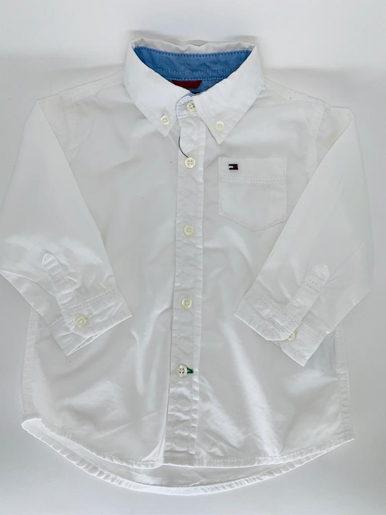 Camisa Tommy Hilfiger social Branca