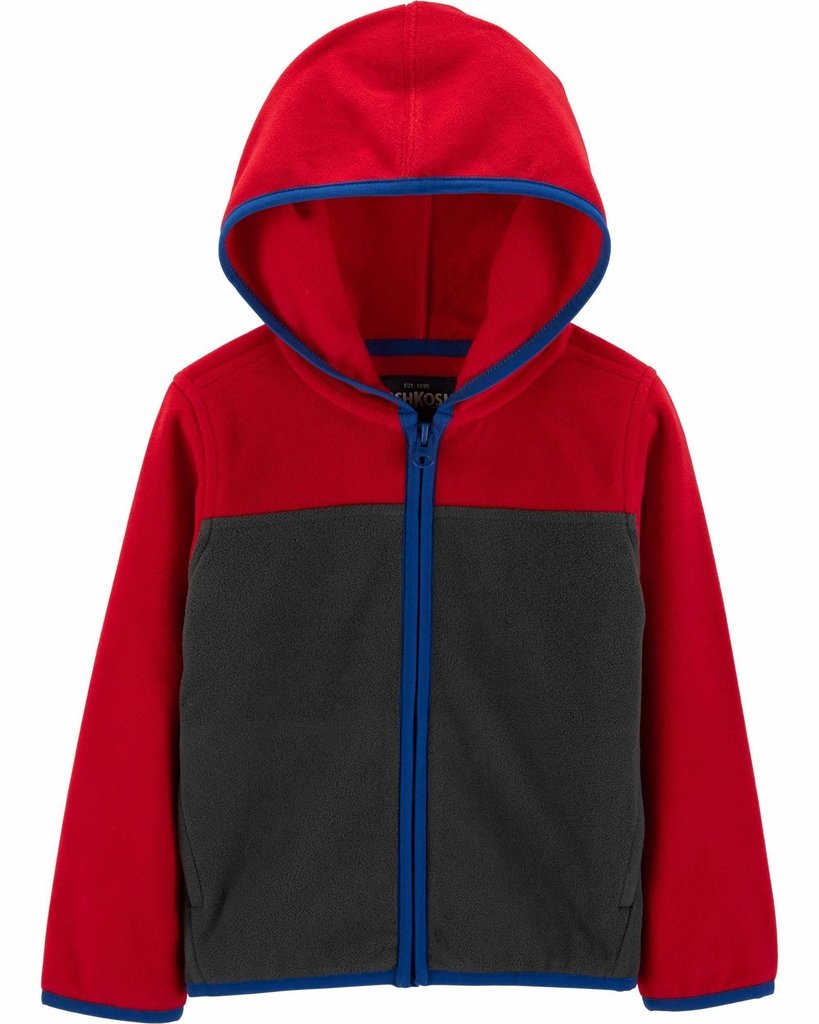 Casaco OshKosh B'gosh FLEECE Vermelho e Cinza
