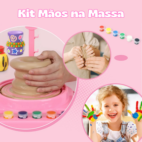Kit Mãos na Massa - Máquina de Cerâmica Infantil