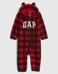 Macacão GAP FLEECE Xadrez