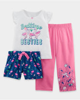 Pijama Carter's Flamingo 3 pçs