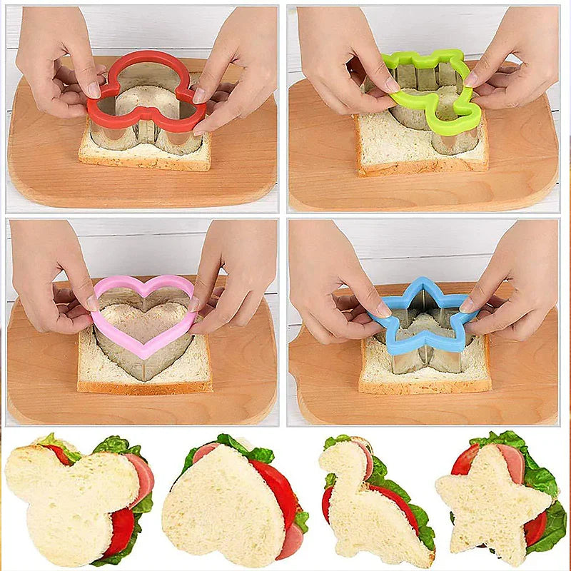 Cortador Sanduiche Alimentação Infantil