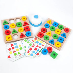 Brinquedo Educacional com Formas Geométricas