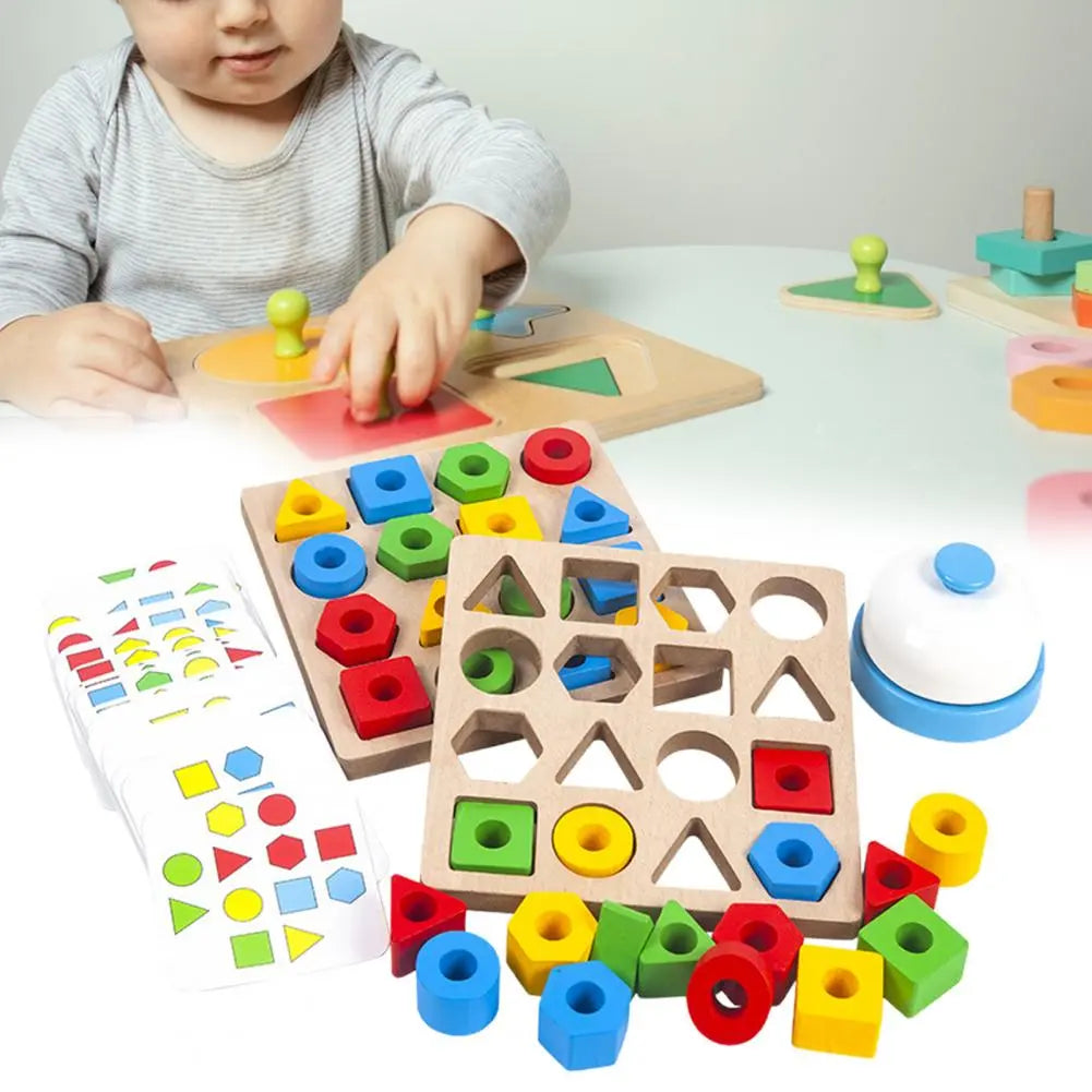 Brinquedo Educacional com Formas Geométricas