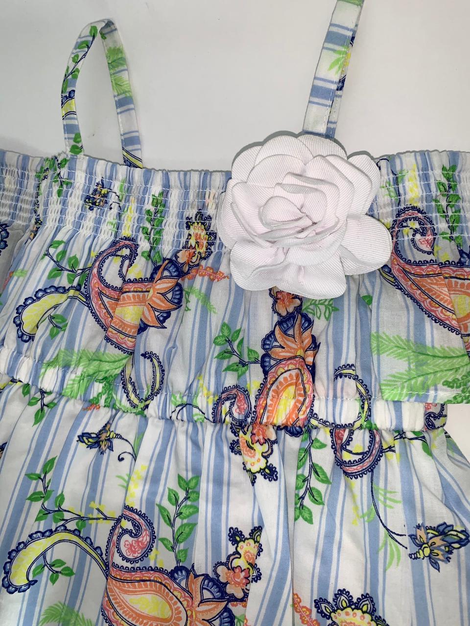 Vestido JANIE and JACK Alça estampado