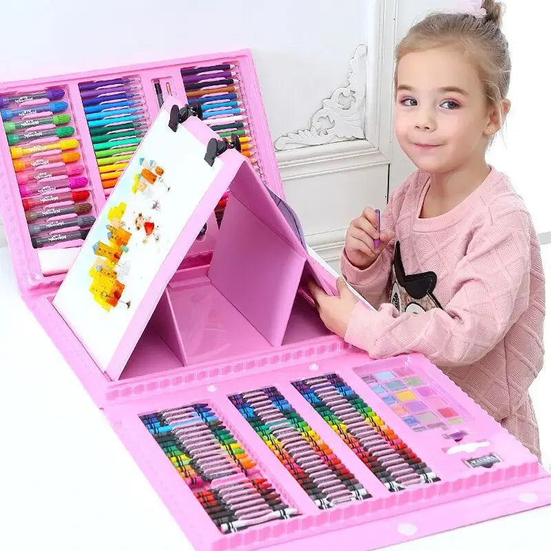 Maleta Estojo de Pintura Infantil 208Pcs