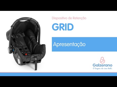 (2 CORES) Bebê Conforto DRC Grid - Galzerano CINZA
