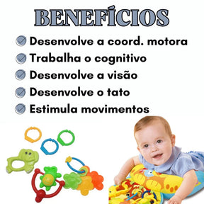 Almofada de Atividade Tummy Time Para Bebê