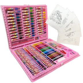 Kit Estojo de Pintura Infantil 150 Peças