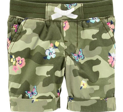 Short Carter's Verde Flores